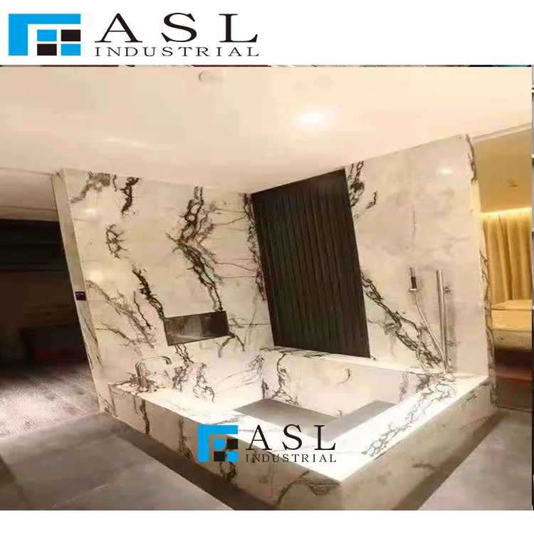 Clivia White Marble with green veins for wall tiles light green gold and white marble tilestile