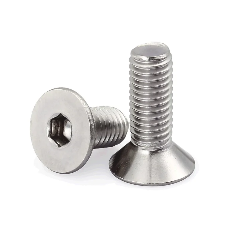 M6 M4 M3 Socket Screw M5 DIN 7991. A2/ 304 Stainless Steel Countersunk 