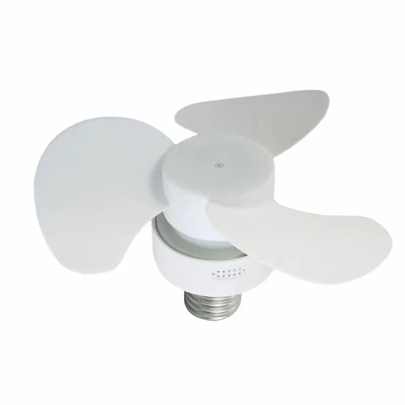 Small Cyclone socket fan Home portable creative lamp head socket fan Brushless motor small fan