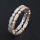 Wedding Ring 18K White Gold Rose Gold Wedding Band Moissanit Engagement Ring Moissanite Diamond Ring