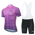 Uniforms Custom Unisex Cycling Jersey And Bib Shorts Set Wholesale Cycling Uniforms Quick-Drying Cycling Shirt