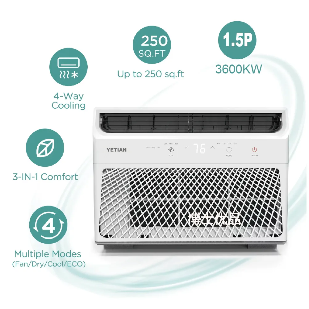 Window Mounted Air Conditioner, 6000, Up to 11, Electric - detail 14