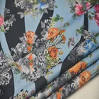 Dress Fabric Wax Waxed Cotton Fabric Digital Printing Dress Making African Fabric Printed 100% Cotton Wax