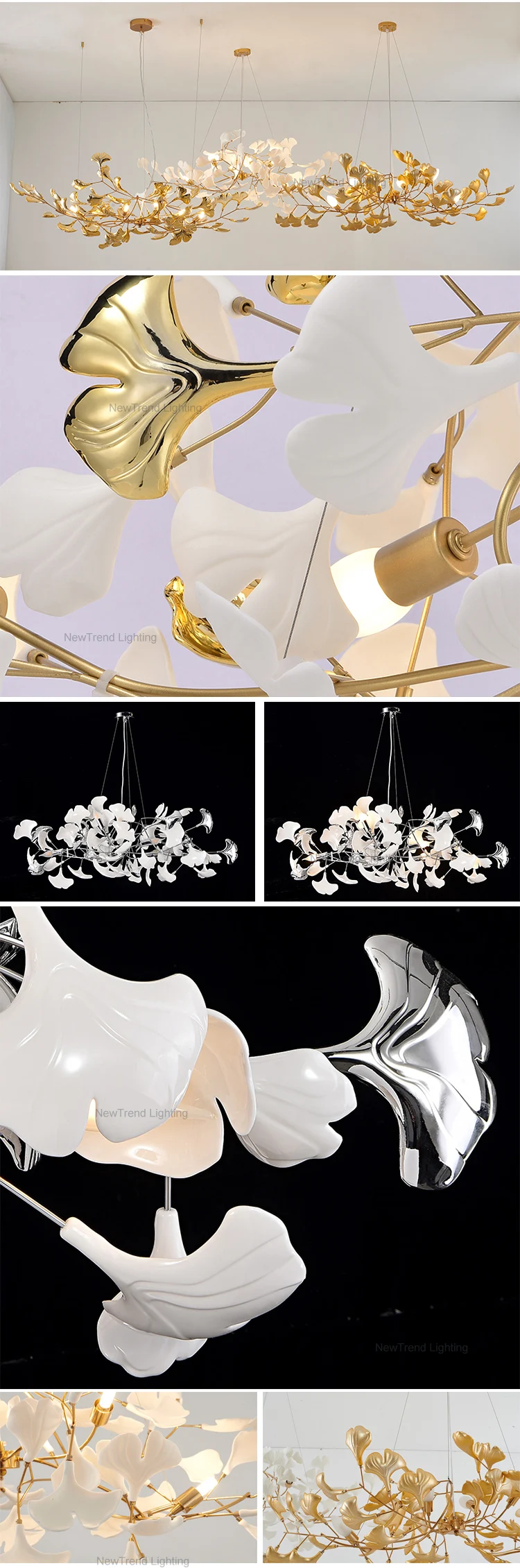 CPL-42 Professional Custom Indoor Decoration Fixture Hall Hotel Lobby Large Project Led Chandelier details
