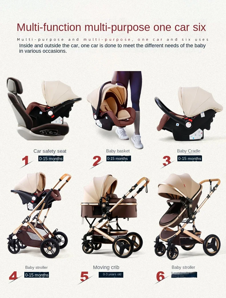 Baby Stroller Rocker Foldable Compact & Portable Children up to 3 Years Old