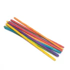 Natural Craft 190mm Kids Natural Safety Wooden Diy Craft Sticks Toys