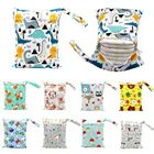 Diaper Bag New Diaper Bag New Design Portable Custom Print Quilted Wet Dry Mother Diaper Bag With Handle