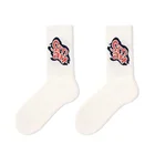 DB-002 2021Wholesale High Quality Fashion Custom Logo Athletic Sport Crew Cotton White Socks Cotton Socks