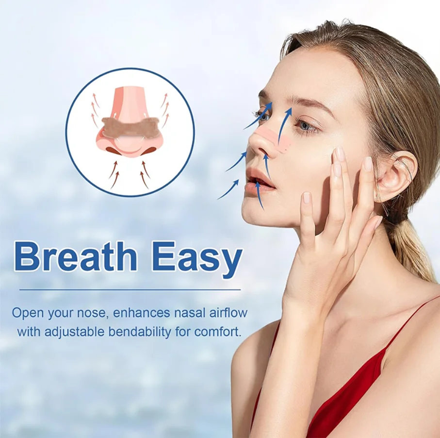 Custom Soft Performance Anti-snoring Oral Tape & Latex-Free Sleep Breathing Nasal Strips Healthcare Supply supplier