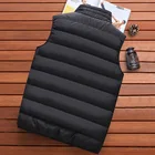 2021 Custom Vest Outerwear Lightweight Puffy Padded Sleeveless Mens Jacket