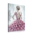Artree Original Vintage Wall Art Bedroom Hotel Living Room Decor Handmade Women Nude Back Oil Paintings