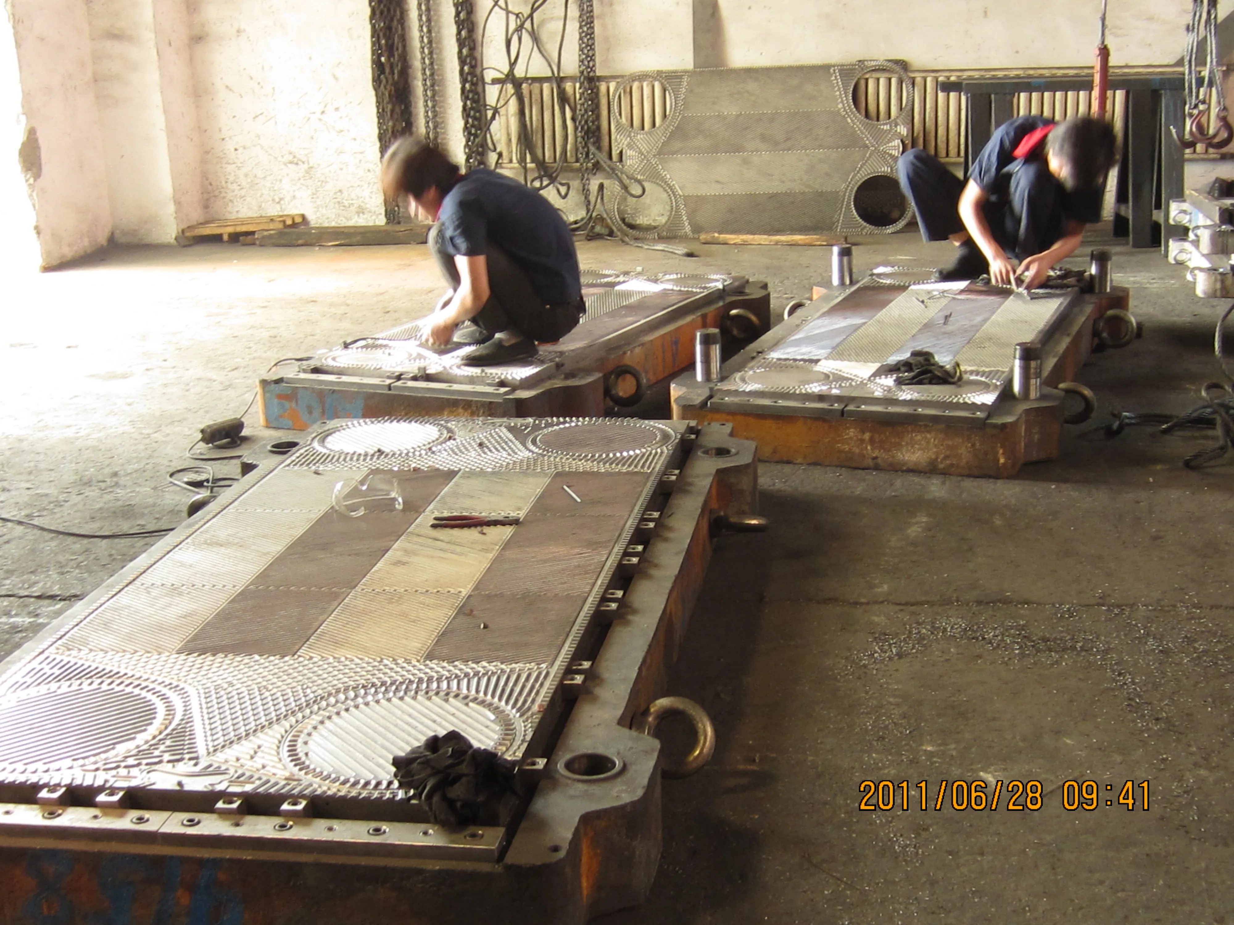 Stainless steel swimming pool S4A, S8A, S14A,S19A,S21 titanium gasket plate heat exchanger plate mould supplier