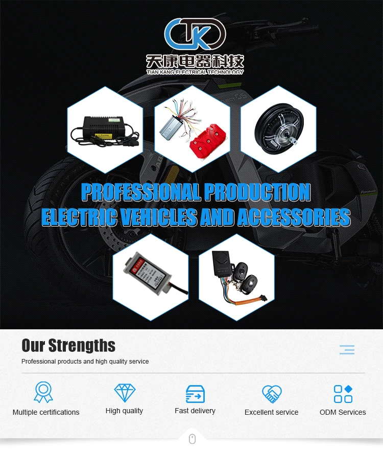 Rickshaw Electric Vehicle Controller, 60V, 96V, PMSM - detail 2