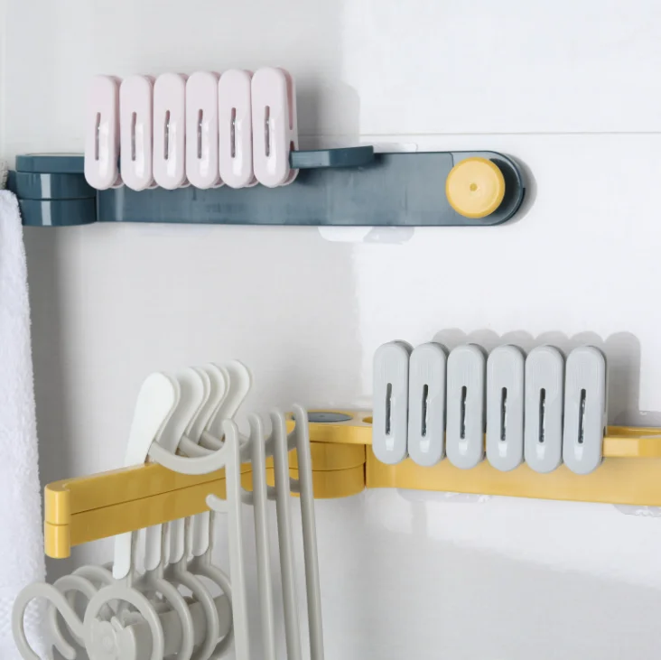 2023 hot sell new design wholesale household bathroom living room non-perforated towel storage rack coat hanger storage rack