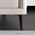 Gray 2020 71" Gray Upholstered Modern Leath-Aire Black Legs Living Room Furniture Sofavvvvvvvvvvv