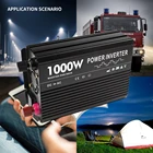 Power Inverter Dc To Ac 1000W Modified Power Inverter Peak 2000W Input DC 12v/24v/48v To AC Output With Optional Sockets