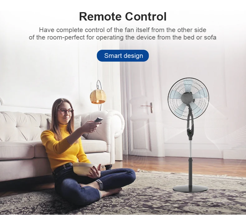 Stand Fan, LED, Electric, ABS - detail 6