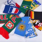 Scarf Fashion Knitted Scarf High Quality Cheap Custom Logo Fan Knitted Sports Soccer Club Football Fan Scarf