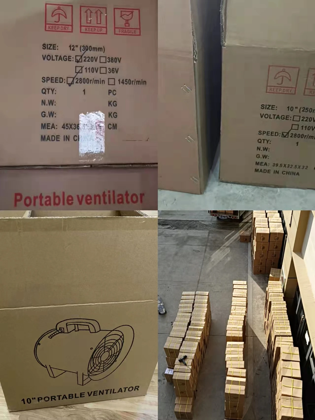 Axial Portable Ventilation Fan, 200mm, 250mm, 350mm - detail 26