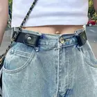 Belt Woman Women And Men Lazy No Buckle Stretch Belt Elastic Waist Belt For Jeans Pants