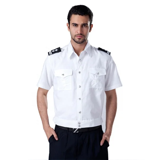 military dress shirt white