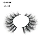 Eyelashes Eyelash Length 7-16mm 3d Delicate Eyelashes 100% Real Mink Fur 3d False Eyelash 16mm Length Lash