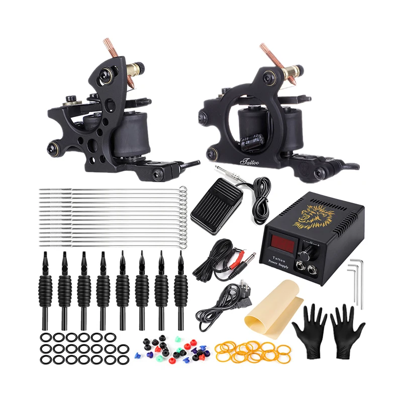 Professional Electric Complete Coil Machine Parts Tattoo Gun Kit  Professional - Buy Tattoo Coil Kit,Tattoo Gun,Tattoo Machine Kit Product on  