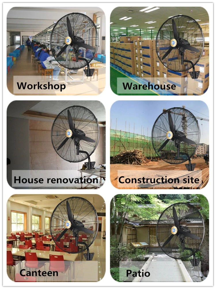 Industrial Wall Mounted Fan, 500-750mm, 20-30 - detail 12