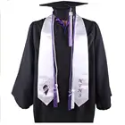 School Different College Logo Printed Graduating Wear Satin Embroi Graduation Stole Graduation Sash