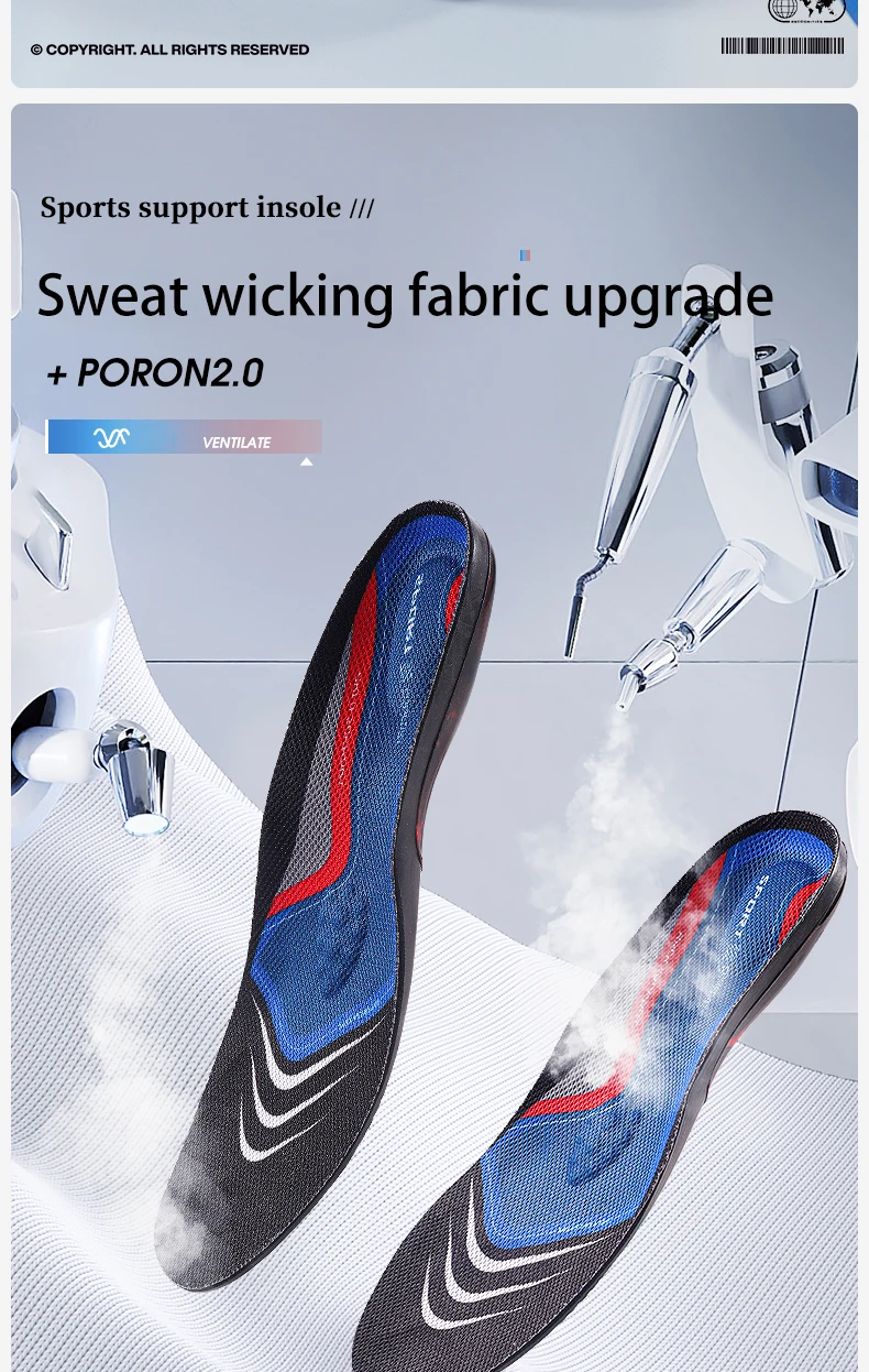 Custom Arch Support Sports Insoles Shock Absorbing Custom Arch Support Sports Insoles Shock Absorbing