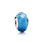 Glass Jewelry Fashion Simple Glass Beads Pure Silver High Quality Beads For DIY Jewelry