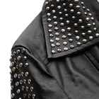 Leather For Women Hot Selling China Rivets Black Leather Jackets For Women Manufacturer In China