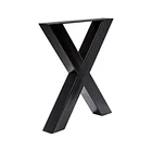 Legs Customized Design Iron Table Legs Fashion X Shape Stainless Steel Table Legs