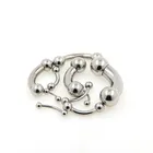 Banana 100% New 14G 16G 18G Surfac Piercing Curved Barbell Piercings Eyebrow Banana Piercings