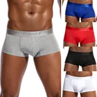 Custom Logo Boxer Shorts Modal Psd Boxers Comfottable Cotton Bamboo Mens Boxer Breathable Mens Underwear