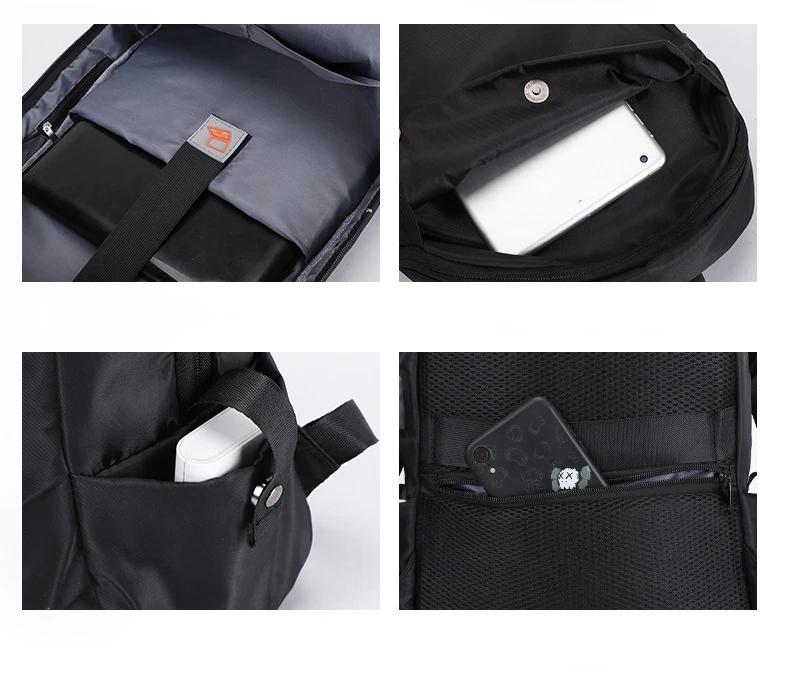 Custom Oxford Laptop Backpacks Usb Charging Carry On Backpack School Waterproof Bags Business Man Backpack Bag