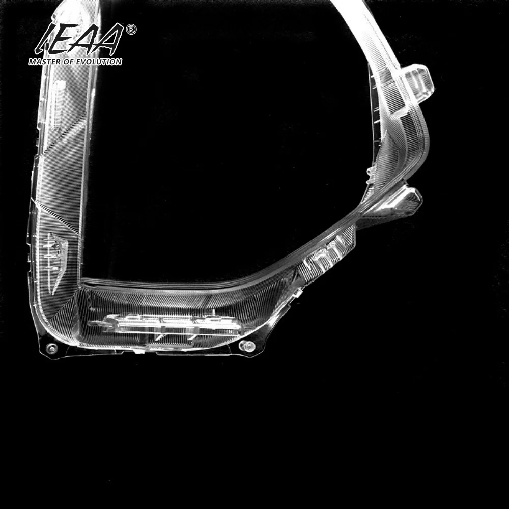 product ieaa auto car headlight cover headlight glass for hyundai santa fe head light lens cover 2019 2020 lampshade cover lens342-6