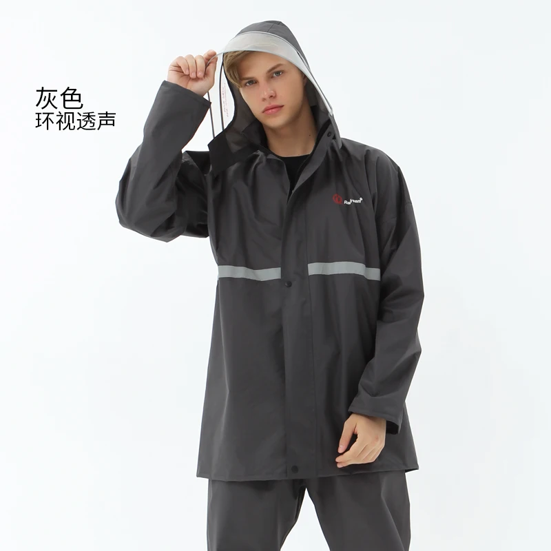 two piece raincoat