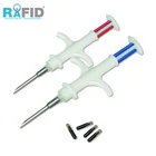 RAFID FDX-B RFID Animal ID Injectable Microchips For Dogs 2.12x12mm With Syringe FDX-B ICAR Certificated