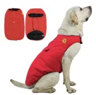 Red Clothes Multi-colors Pink Gray Red Blue Girl And Boy Big Dog Husky Samoyed Wear Winter Cold Clothes