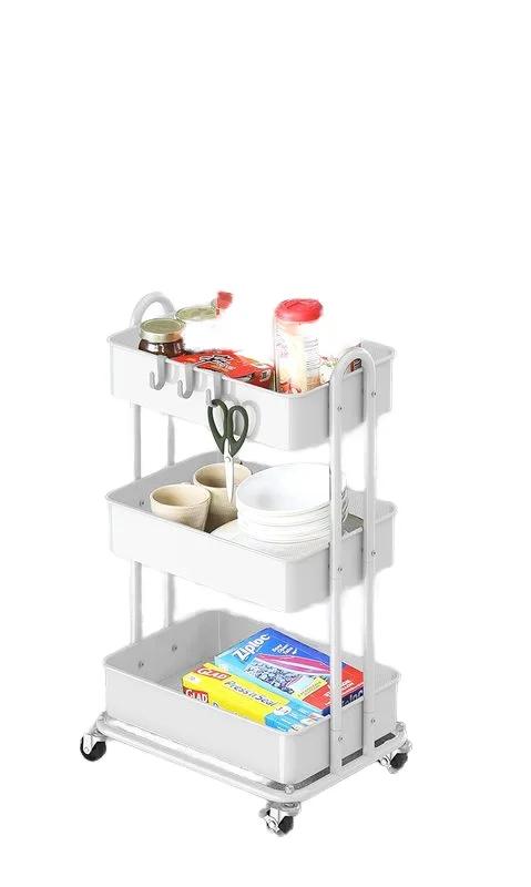 High quality storage shelves  kitchen and office practical tools  wire racks with wheels utility/steel/mesh