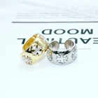 Jewelry Silver Shell Silver Jewelry Wholesale S925 Sterling Silver Gold Adjustable Ring Shell Ring