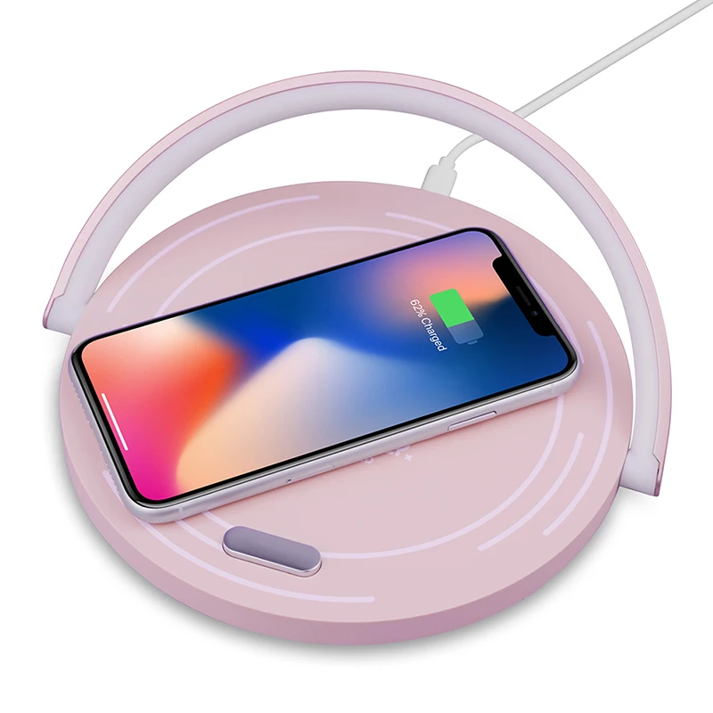 ICARER FAMILY 3 in 1 Cute Led Lamp Wireless Charger With Night light