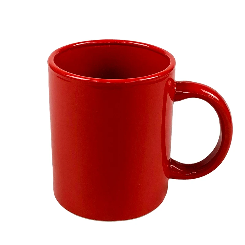 Wholesale Top Grade Sublimation Mug Ceramic Coffee Mug Red Sublimation Mugs with Coating