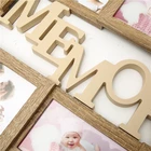 Family Frame Wholesale Wall-mounted Home Decor Multicolor Collage Family Memory Wood MDF Photo Frame