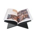 Reading Book Stand FLSM Wood Black Reading Rest Holder Book Stand New X Bookstand For Study