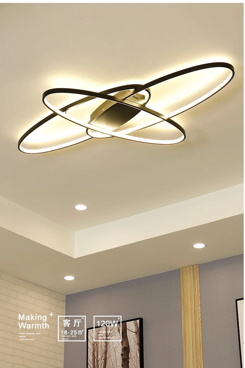 Simple Post-modern Home Creative Nordic New Bedroom Ceiling Lamp Living Room Lamp Led Ceiling Light