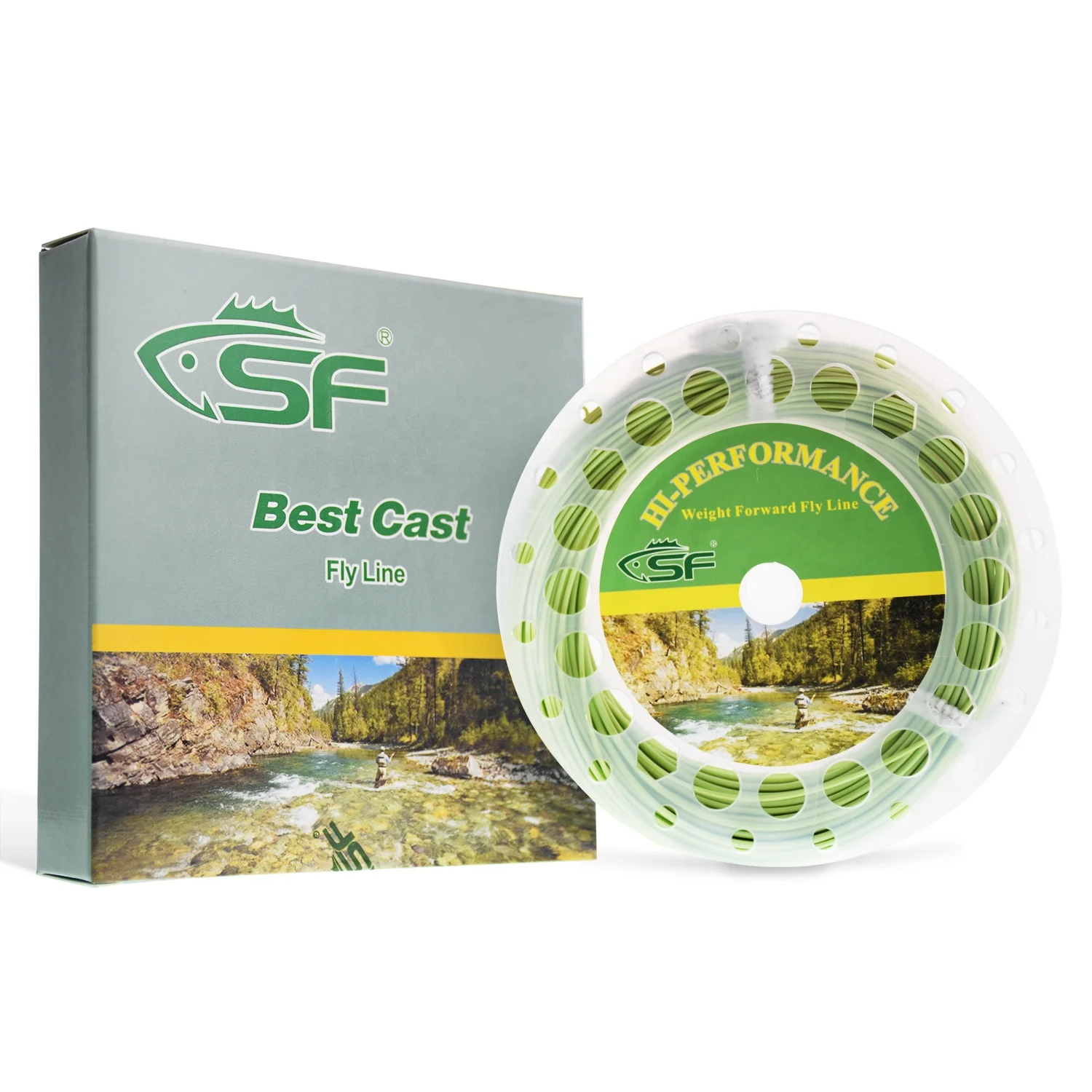 100FT Fly Line WF3/4/5/6/7/8F Weight Forward Floating Fly Fishing Line 