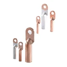 Copper Cable Lugs Battery Terminals Set Electric Wire Cable Bare Ring Type Cable Lugs