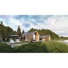 China Cheap Room Prefabricated Ferro Cement Modular Steel Scenic Spot House